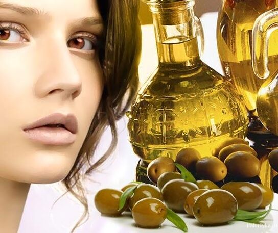 Aceite de oliva para una mascarilla rejuvenecedora